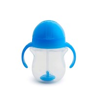 24188 VASO ANTIDERRAME C/ASAS Y SORBETE FLEXIBLE CLICK LOCK CELESTE